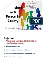 Chapter1 The Teachers As A Person in Society