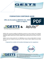 GESTS Offre de Formation Nebosh-Iosh