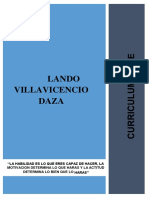 CV Lando Villavicencio (Operario Instrumentista)