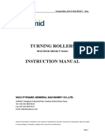 Instruction Manual-Turning Rollers