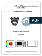 Antenna Wave Propagation Lab Manual CST