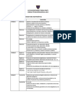 Red de Contenidos Asignatura Matemática