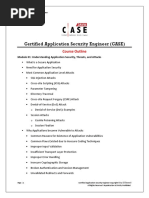 CASE Java Course Outline