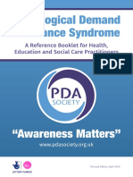 Pda Awareness Matters Booklet 2016 Revised Edition Web Version