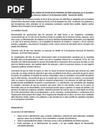 Principios de Las Naciones Unidas en Favor Delas Personas de Edad