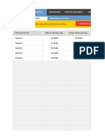 Precificação de Serviços