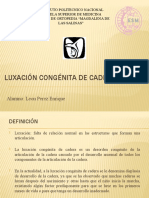 Luxación Congénita de Cadera