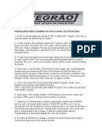 Autorização de Devolução. (2) .INSTRUÇÃO PDF