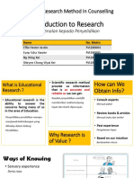 Group 1 Introduction To Research