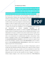 O Poder Discricionário Da Administração