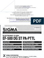 Sigma Ef-500 DG ST Pa-Pttl