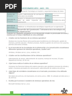 Cuestionario "Establecer La Infraestructura Tecnológica Requerida Por La Organización