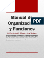 Manual de Organización y Funciones 2019