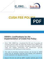 SBMA CUSA Fee Pres For SBGP Locators