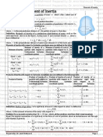 Easy Notes On Mechanics Moment of Inertia PDF