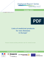 List of Orphan Drugs in Europe PDF