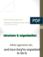 Advertising Agencies: Prepared By: Professor Sameer Kulkarni