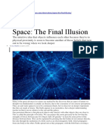 Space The Final Illusion