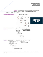 Algebra Ejercicios