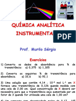 Analise Instrumental Exercicios Espectrofotometria