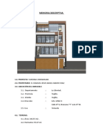 MEMORIA DESCRIPTIVA - LICENCIA DE EDIF. (Ejemplo)