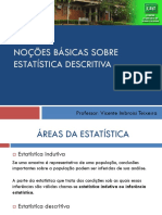 Noções Básicas Sobre Estatística Descritiva