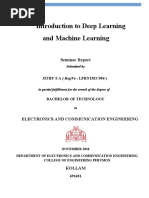 Seminar Report Deep-Learning PDF