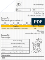 Fiches 6 A 10 CE2 Evaluation