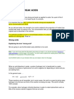 Strong and Weak Acid 1