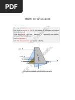 Stabilite Des Barrages Poids - Doc1