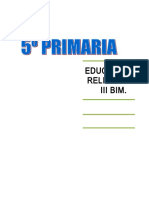 Educacion Religiosa Iii Bim