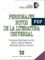 Personajes Rotos de La Literatura Universal