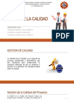 Gestión de La Calidad