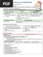 Sesion - CONOCEMOS TEXTOS DISCONTINUOS