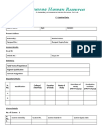 JMS CV Template