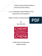 XFEM Based Partly Cracked Interface Model For Reinforced Concrete Analysis