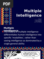 Multiple Intelligence