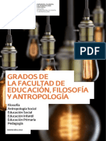 Facultad Educacion Filosofia y Antropologia