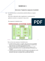 Embedded System Module 1