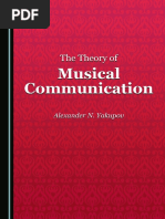 Yakupov, Alexander N. - The Theory of Musical Communication-Cambridge Scholars Publishing (2016)