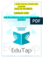 Attachment Summary Sheet - Balance of Payments - Formatted