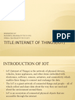 Presentation On IoT