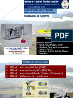 SEMANA 3 - Métodos de Cultivo NMP, Sustrato Definido y Filtración de Membrana