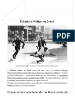 Ditadura Militar No Brasil: Resumo, Origem e Presidentes