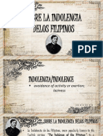 Sobre La Indolencia Delos FIlipinos