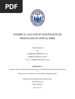 Numerical Analysis of Nonlinear Pulse Propagation in Optical Fiber PDF