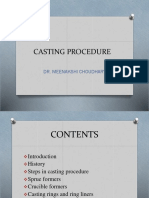 Casting Procedure