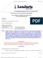 RAMOS MERCADO 2007TSPR032 Jurisprudencia Del Tribunal Supremo de P.R. de 2007