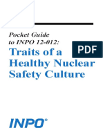 INPO Safety Culture Traits