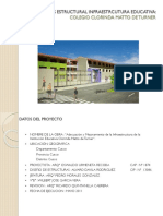 Analisis Estructural Infraestrcutura Educativa